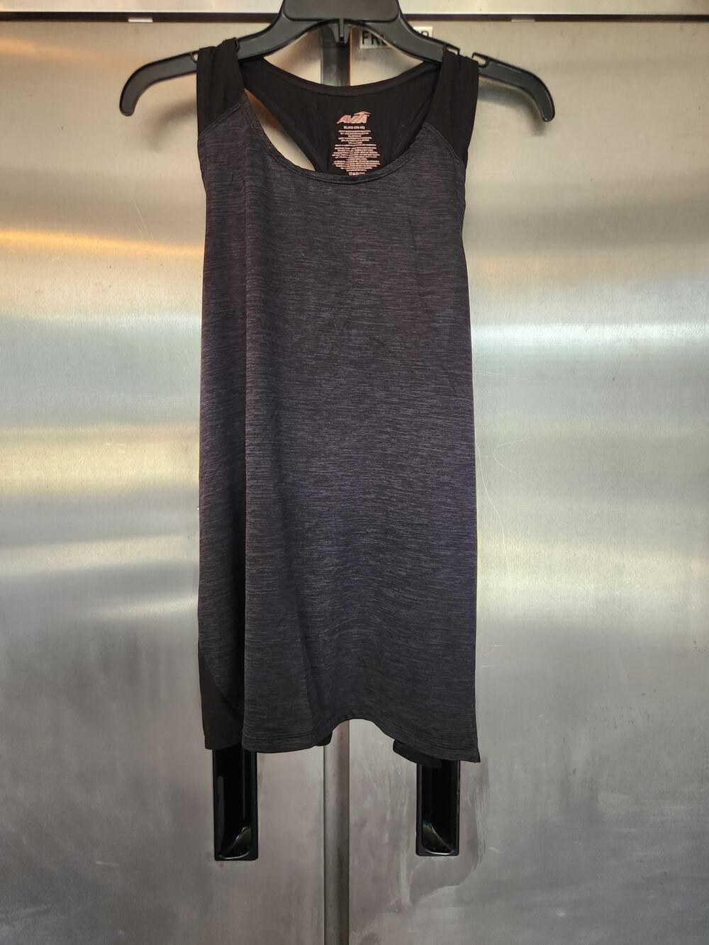 Avia Charcoal Heather Racerback Tank Top Size XL
